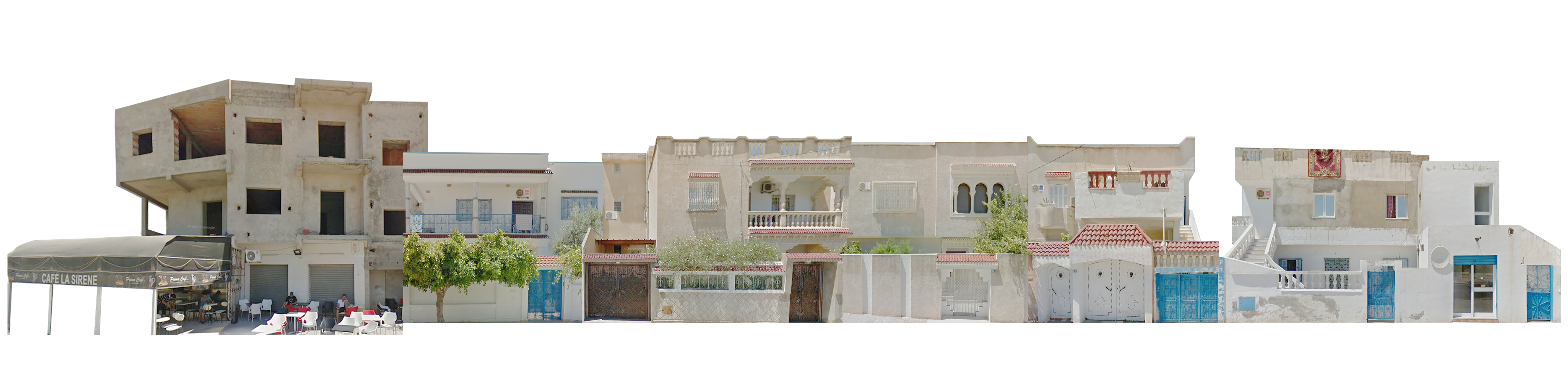 Building Facade Collage